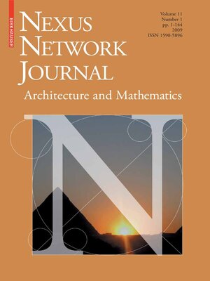 cover image of Nexus Network Journal 11,1